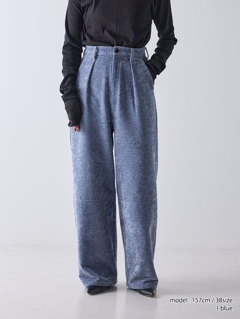 【 予約:11月中旬 】MOLE TWILL TUCK WIDE PT /Y254-31136